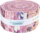 Wildflowers Expressions Batiks - 2.5" Strips, 40 pcs - Misty A - Jelly Roll