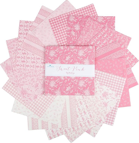 Sweet Pink - 10" Squares, 42 pcs - Layer Cake