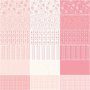Sweet Pink - 2.5" Stripes, 40 pcs - Jelly Roll