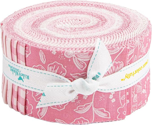 Sweet Pink - 2.5" Stripes, 40 pcs - Jelly Roll