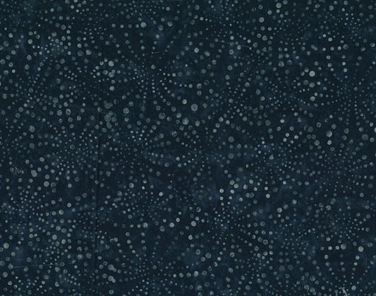 4th and Main Favorites Batik - Starbust - Black - Yardage