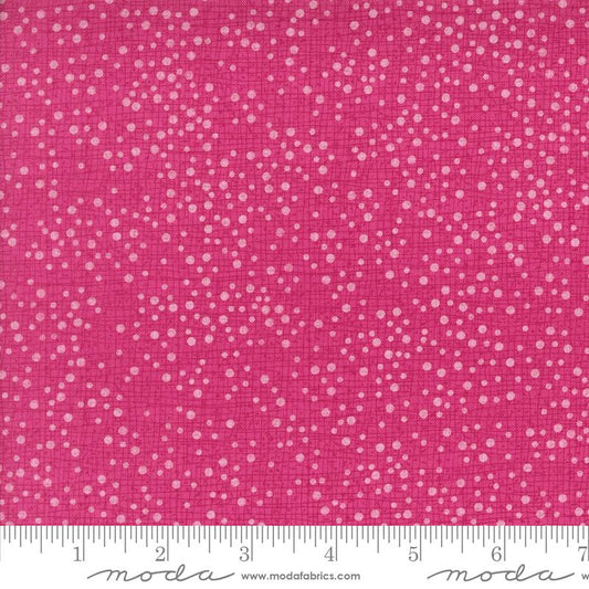 Dotty Thatched Fuchsia Fabric