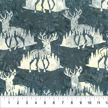 Wild Country Elk Pigeon Fabric