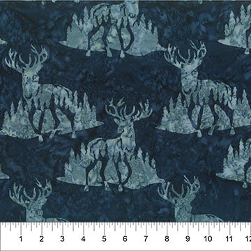 Wild Country Elk Navy Fabric