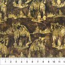 Wild Country Bear Coffee Fabric