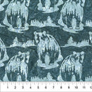 Wild Country Bear Pearl Blue Fabric