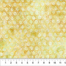 Buzzy Bee Batik - Honeycomb - Sunshine - Yardage
