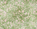 Floral Tapestry Batik - Roses - Lime Light - Yardage