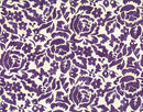 Floral Tapestry Batik - Roses - Deep Violet - Yardage