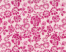 Floral Tapestry Batik - Petals - Midnight Pink - Yardage