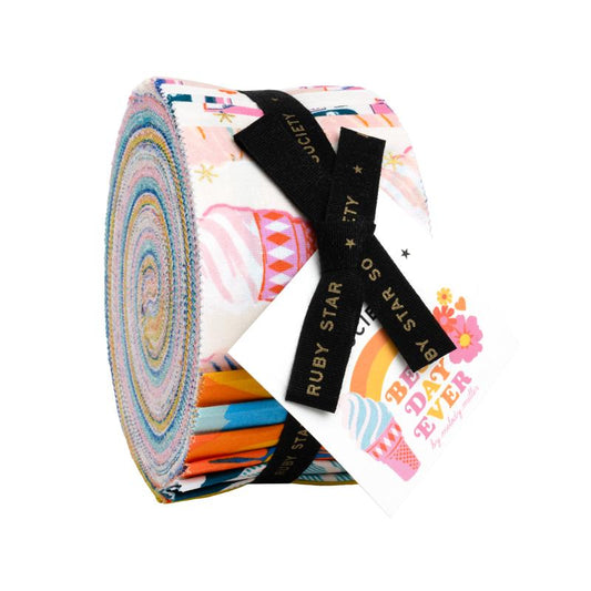 Best Day Ever Jelly Roll RS0102JR Ruby Star - Precuts