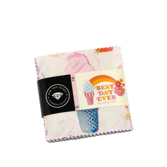 Best Day Ever Mini Charm RS0102MC Ruby Star - Precuts