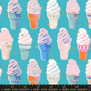 Best Day Ever Metallic Turquoise RS0105  17 M Fabric