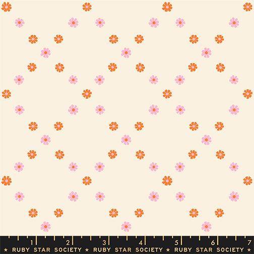 Best Day Ever RS0107 12 Posy Orange Fabric