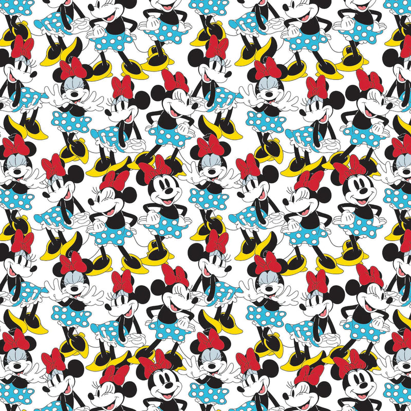 Mickey & Friends White Minnie True Classic Yardage