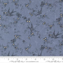 Bluebirds Nest - Happy Bluebird - Light Blue - Yardage