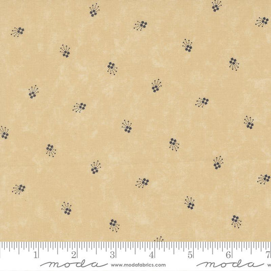 Bluebirds Nest - Block Burst - Tan- Yardage