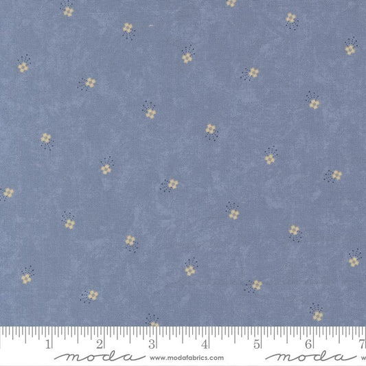 Bluebirds Nest - Block Burst - Light Blue - Yardage