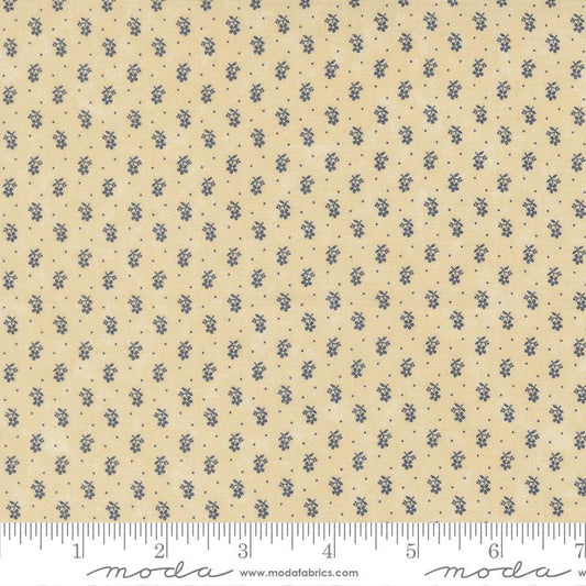 Bluebirds Nest - Tiny Buds - Tan - Yardage