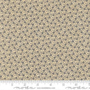 Bluebirds Nest - Floral Vine - Tan / Blue - Yardage