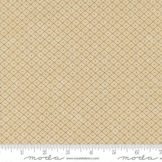 Bluebirds Nest - Check It Checks and Dots - Tan - Yardage
