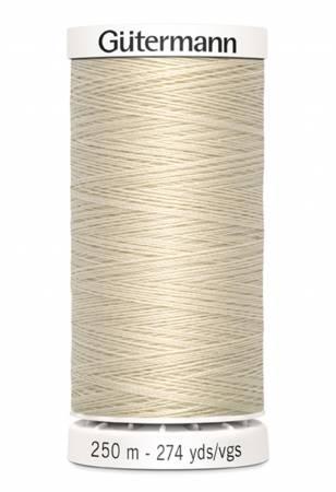 Gutermann - Polyester All Purpose Thread - 250 m/274 yds - #30 - Bone