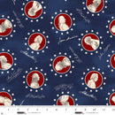 United We Stand 8572-77 Navy Fabric