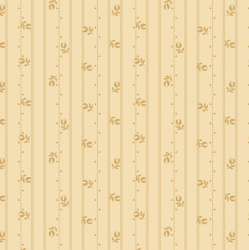 Linen Closet Stripes Cream Fabric