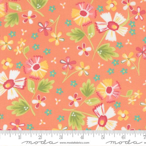 In The Garden 29230 15 Coral Fabric