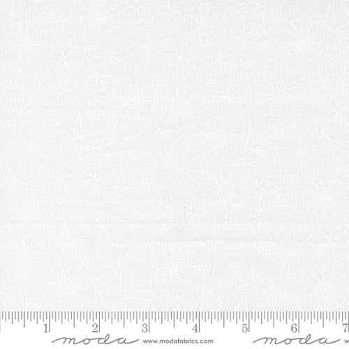 In The Garden 29231 31 Off White White Fabric