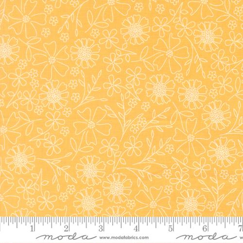 In The Garden 29231 38 Goldenrod Fabric
