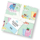 Poolside Purrfection - 5" Squares, 42 pcs - Charm Pack