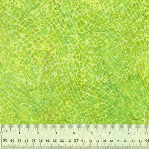 Anthology Batik Chameleon Lime Fabric