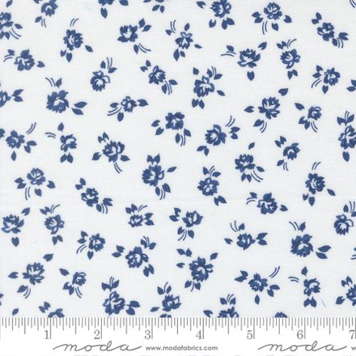 Blueprint White Navy 55331 26  - Yardage