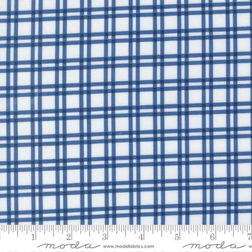 Blueprint White Navy 55332 26  - Yardage