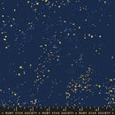 Speckled Canvas Metallic RS1117 105LM Navy Fabric