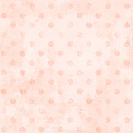Dry Brush-Pale Apricot Dots- Yardage