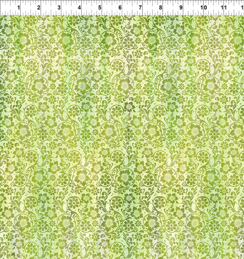 Garden Of Dreams II 8JYR-2 Green Fabric