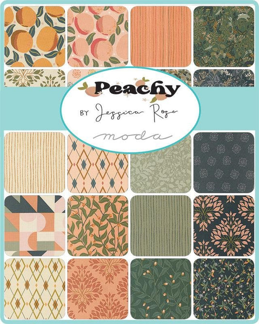 Peachy - Squares 5", 42 pcs - Charm Pack