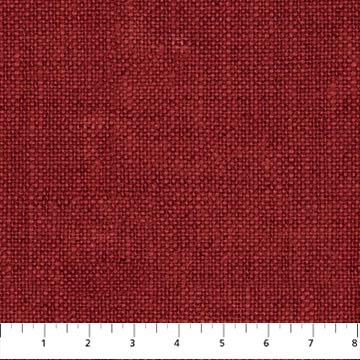 Linen 9065-24 Red Fabric