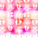 Painted Garden Daisy Watch Pink Fabric