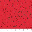 Painted Garden Splatter Red Fabric