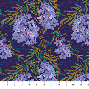 Wandering Eye 91067-49 Purple Fabric