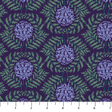 Wandering Eye 91068-49 Purple Fabric