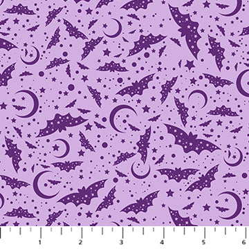 Mr. Bones Sew 91078-80 Purple Fabric