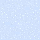 Christmas at Pooh Corner - Snowflakes - Light Blue - Yardage