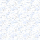 Christmas at Pooh Corner - Frosted Footprints - Snow - Yardage