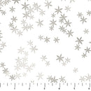 Tranquility Bloom White Fabric