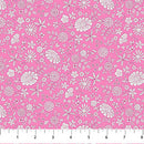 Floral Romance - Marigold - Pink - Yardage