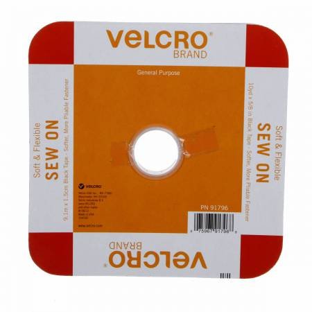 Soft & Flexible 5/8" Roll Black 91796 Velcro#30